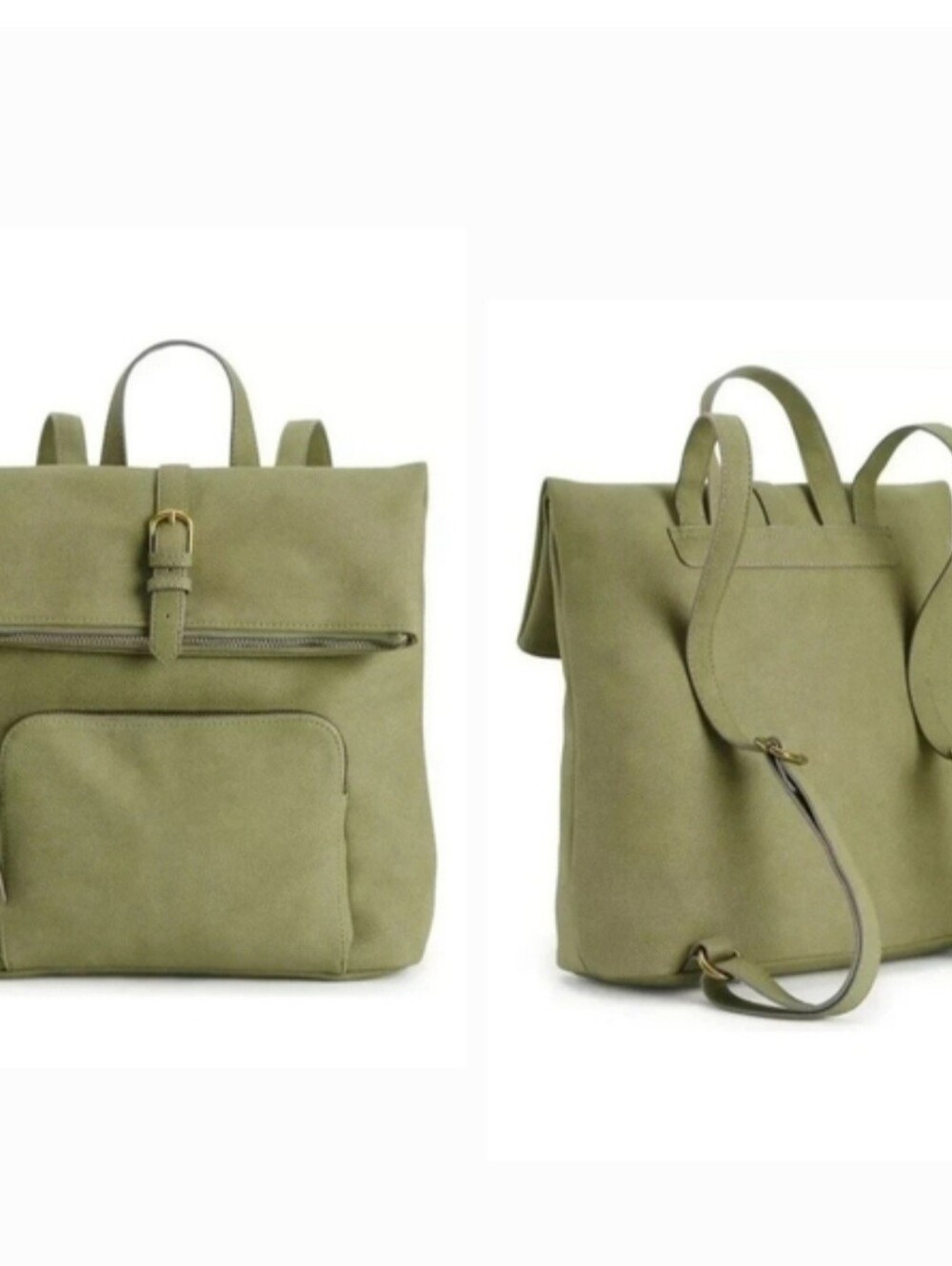 Sonoma Goods For Life Darcy Olive Green Backpack NWOT